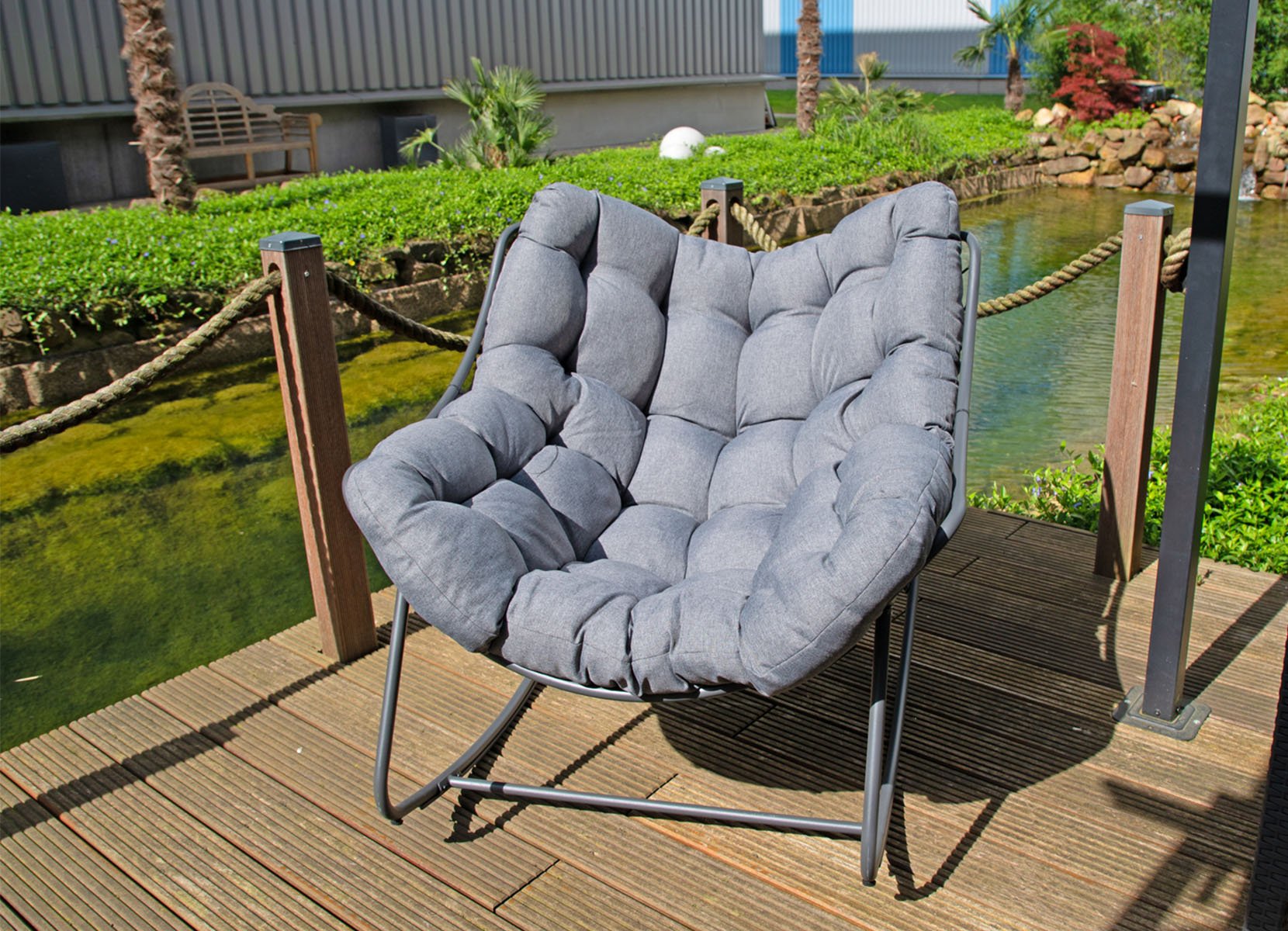 Lounge-Schaukelsessel inkl. Kissen