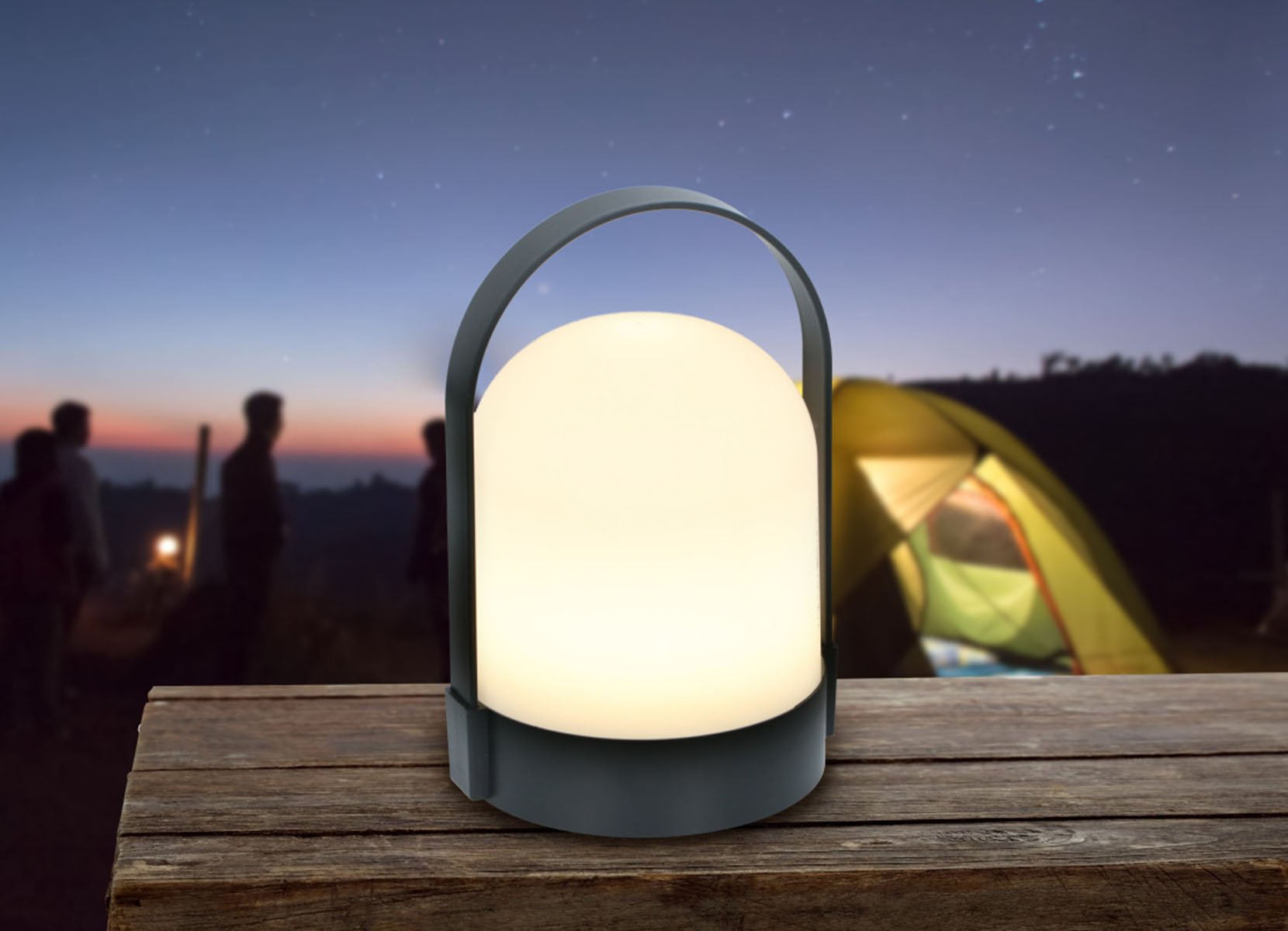 Grundig Tragbare LED-Lampe 13x21,5cm Warmweiß