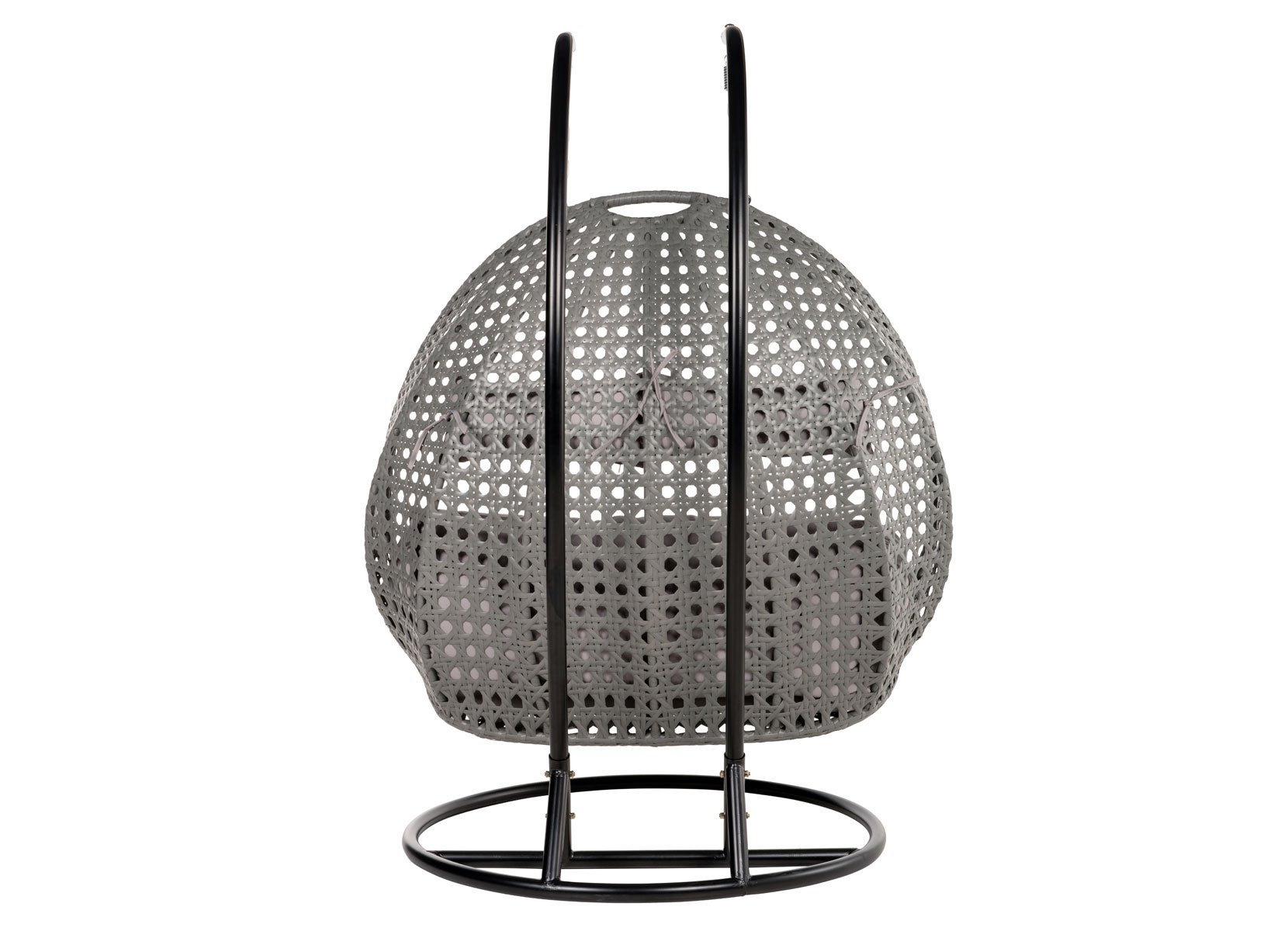 Home Deluxe TWIN Polyrattan-Hängesessel für 2 Personen Grau Home Deluxe TWIN Polyrattan-Hängesessel für 2 Personen Grau