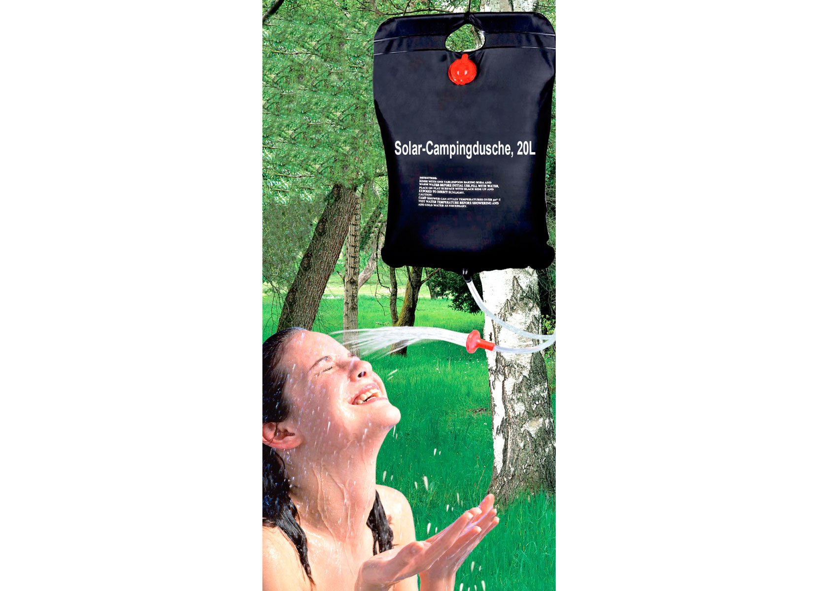 Solar-Campingdusche 20 Liter 58x41cm