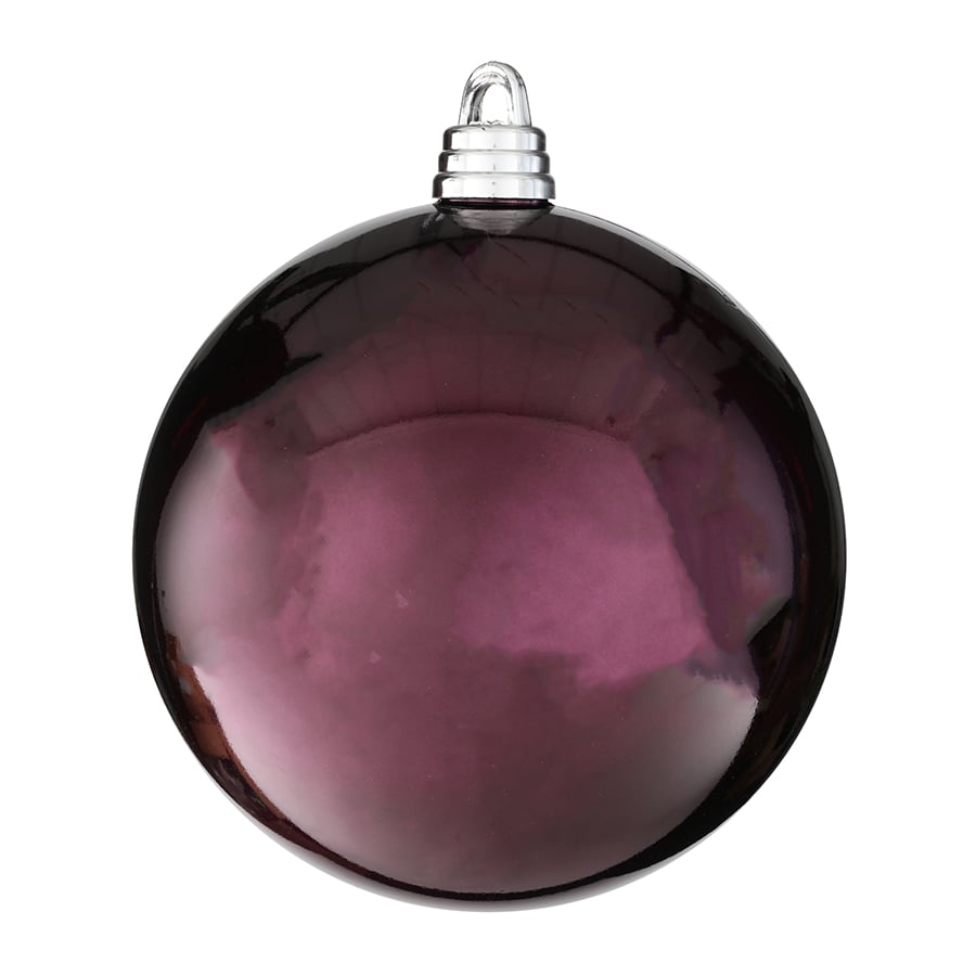 XXL-Weihnachtskugel 30cm Dark Violet Hochglänzend