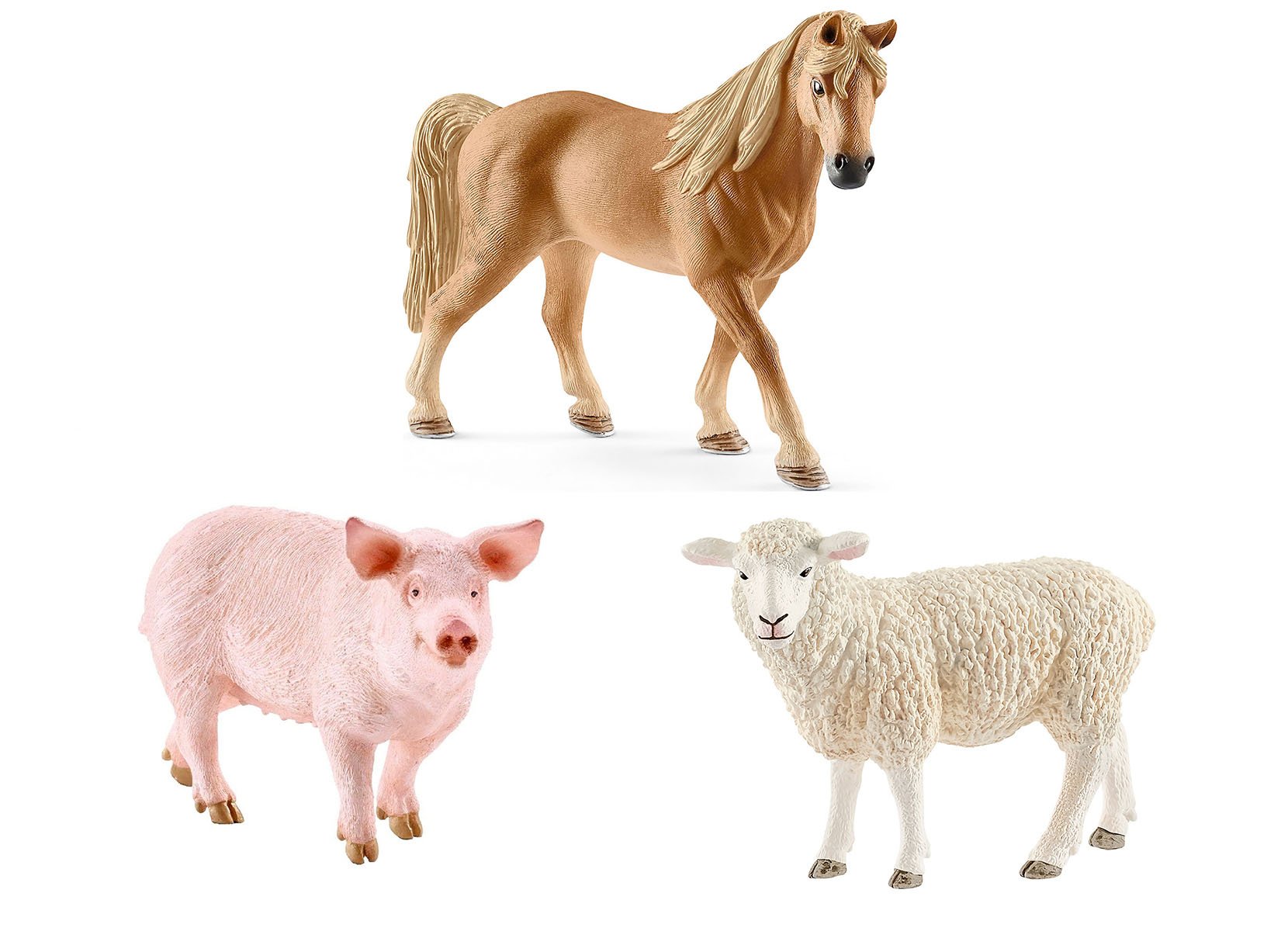 Schleich Spielfiguren-Set Farm World Tiere 3-teilig