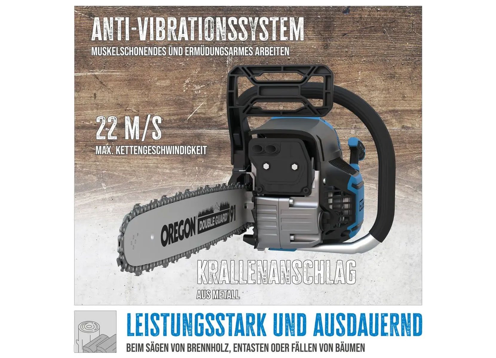 Güde Benzin-Kettensäge KS 450-55