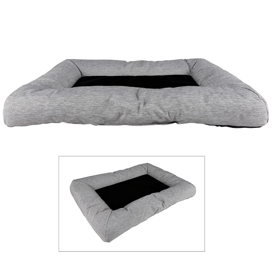 Hundebett wasserabweisend 71x50x8cm Grau