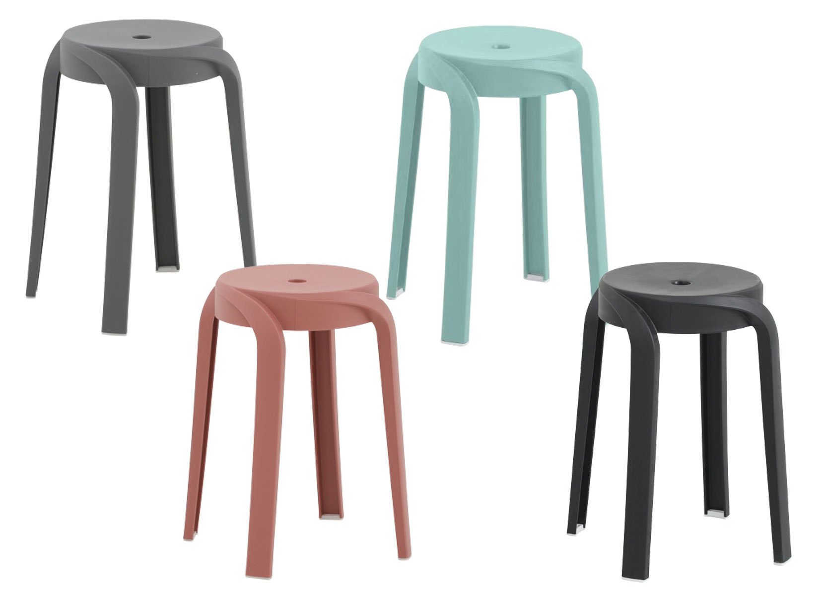 Sitzhocker stapelbar 32x46cm Sitzhocker stapelbar 32x46cm