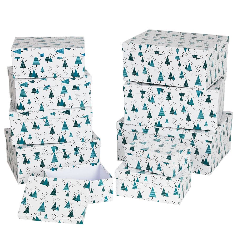 Dekoboxen-Set Weihnachten 10-teilig