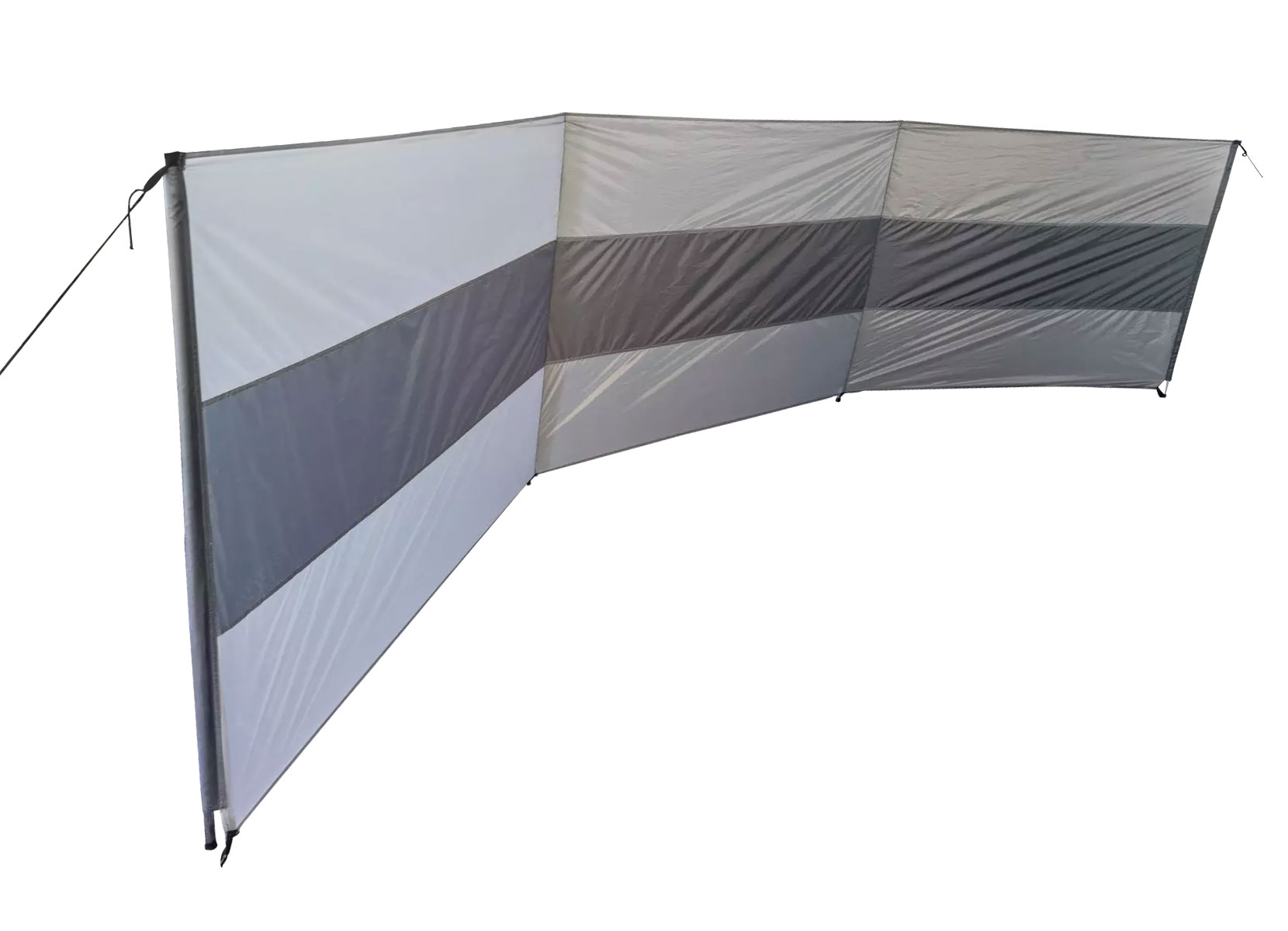 Wind- und Sichtschutz 460x110cm Grau/Dunkelgrau