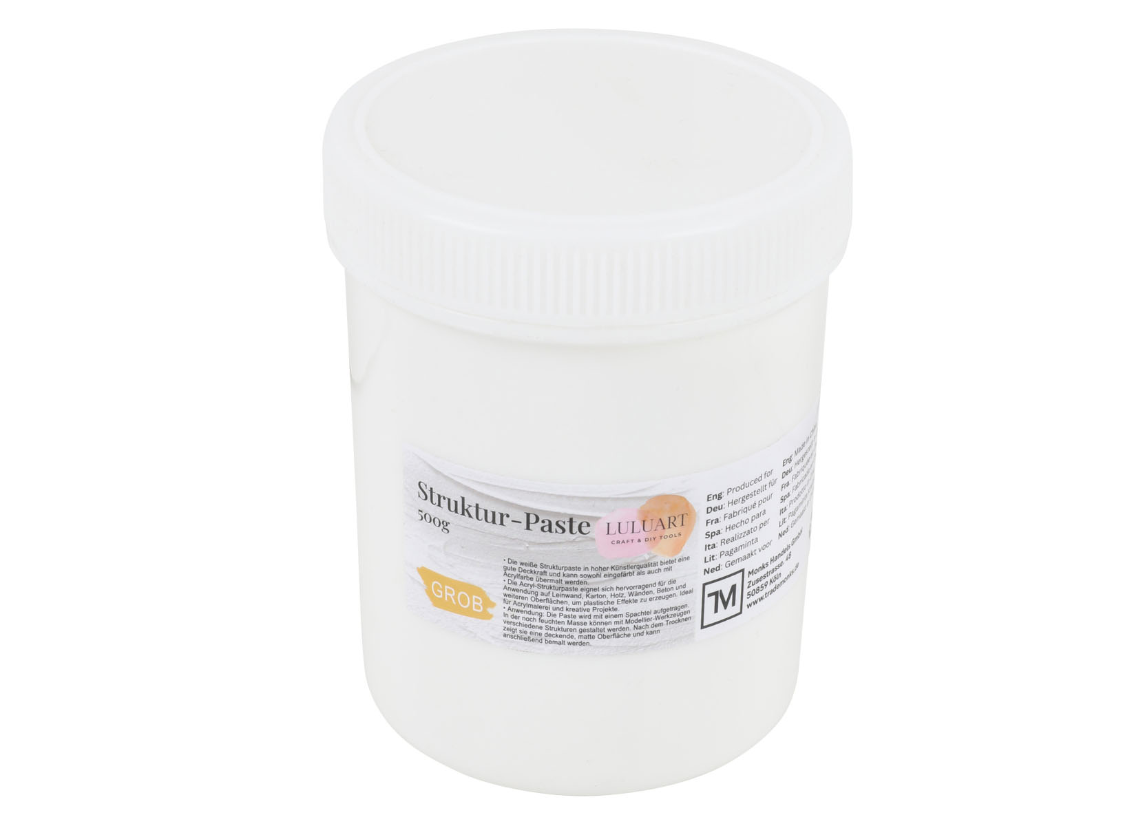 Grobe Acryl-Modellierpaste 500g