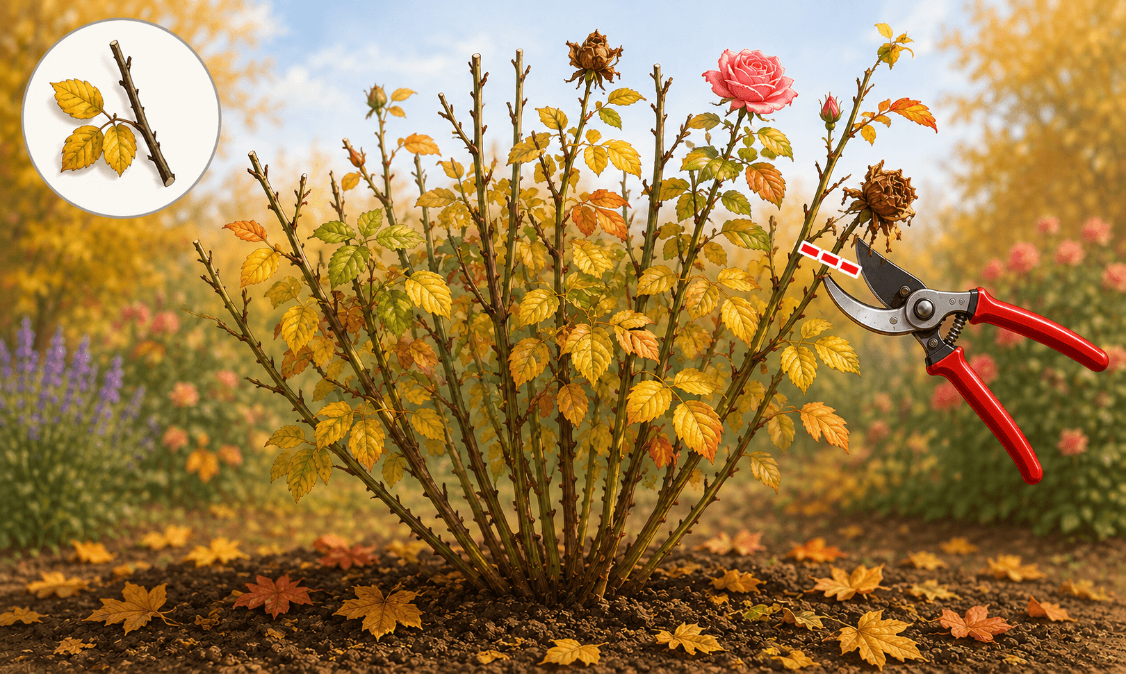 herbstschnitt-rose