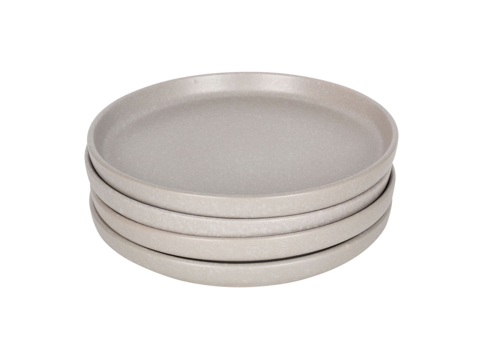 Nature Keramik-Teller klein 21,5cm 4er-Set Beige