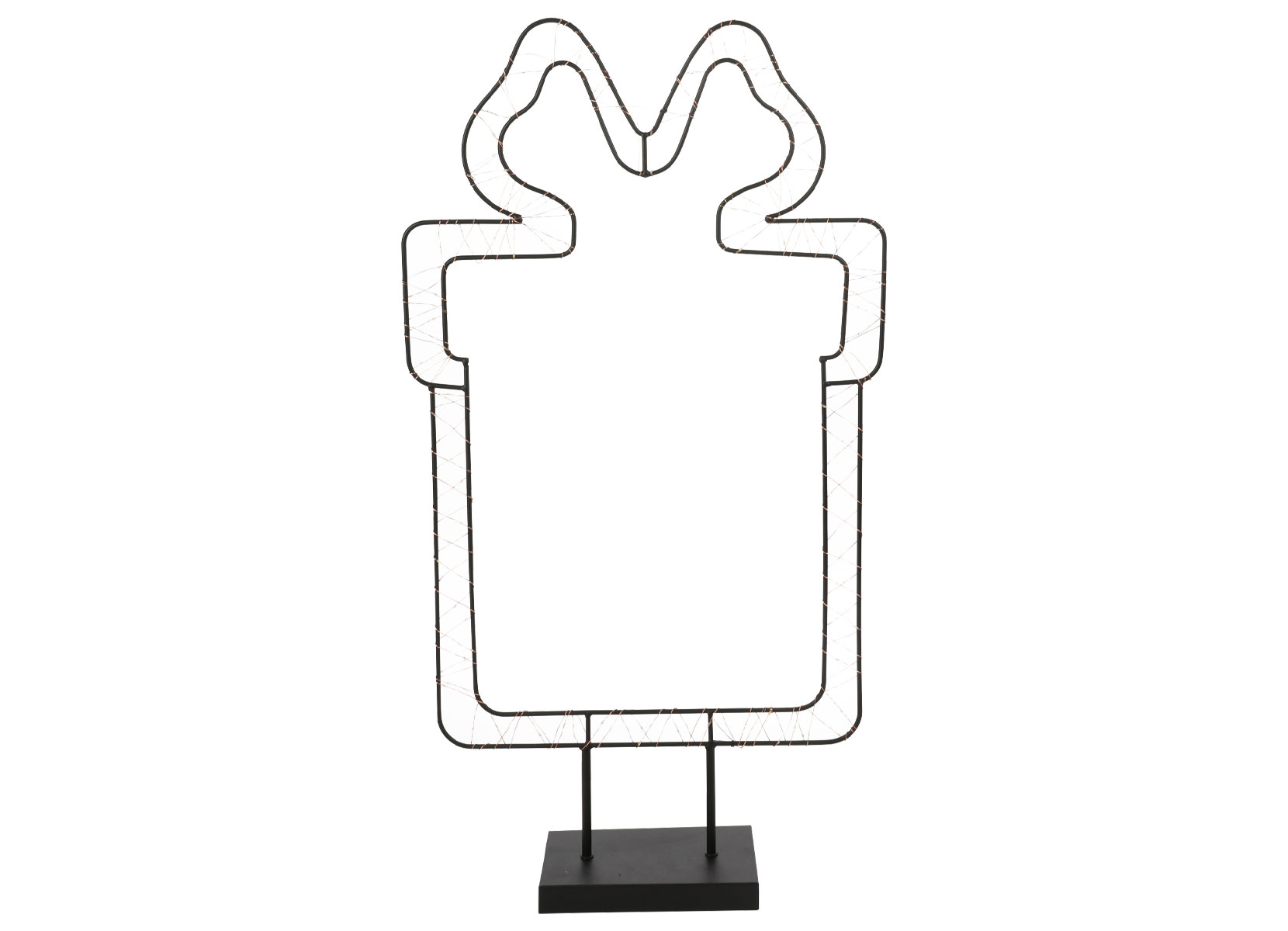 Große LED-Metalldeko 130 LEDs Warmweiß Geschenk für den Außenbereich