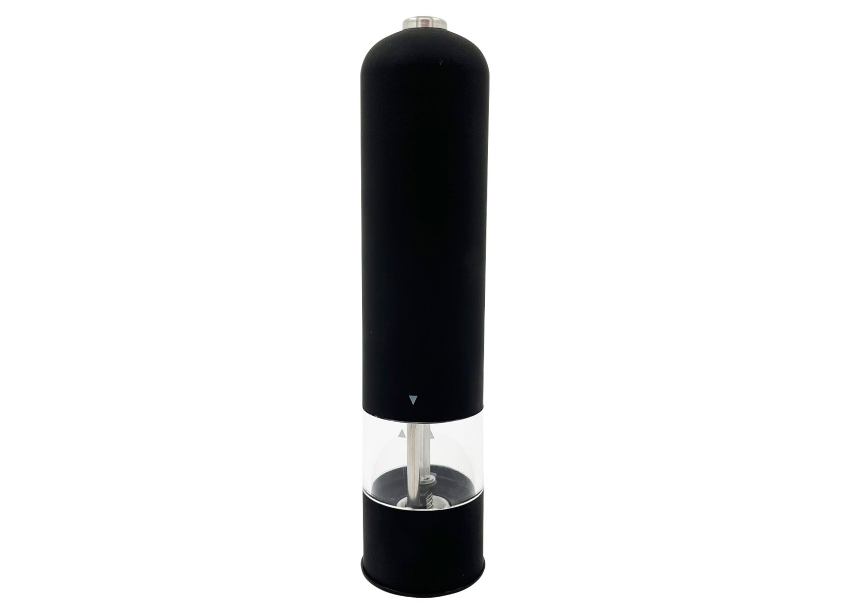 Elektrische Salz-/Pfeffermühle mit Softtouch-Ummantelung Schwarz
