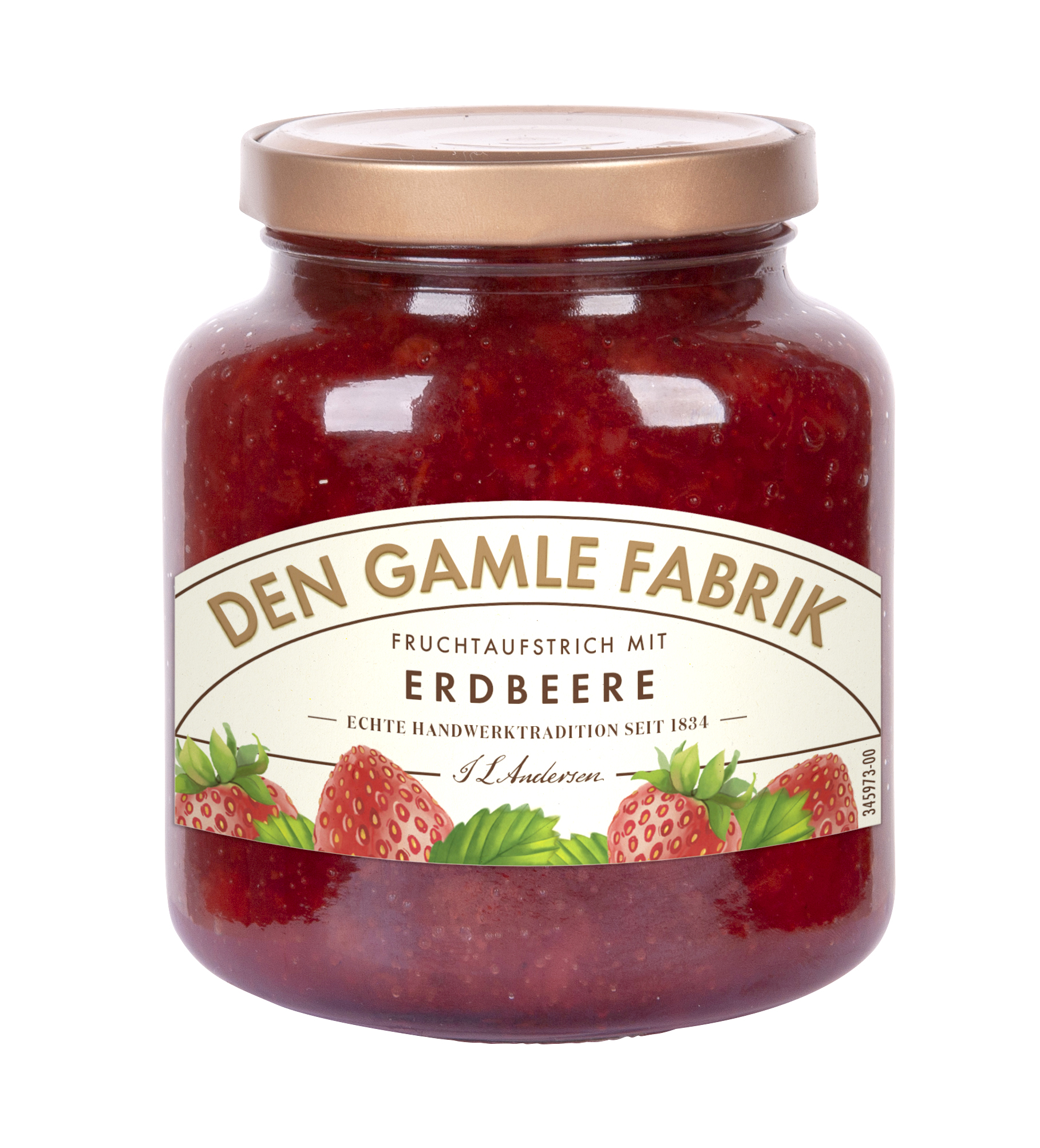 Dänischer Fruchtaufstrich "Erdbeere" 380g Dänischer Fruchtaufstrich "Erdbeere" 380g