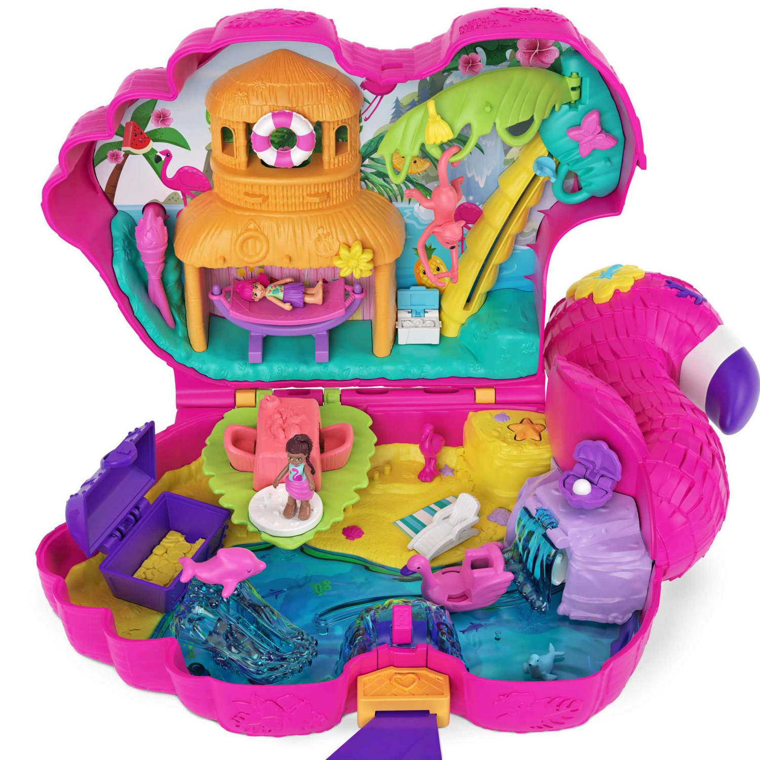 Polly Pocket HJN76 Flamingo-Party