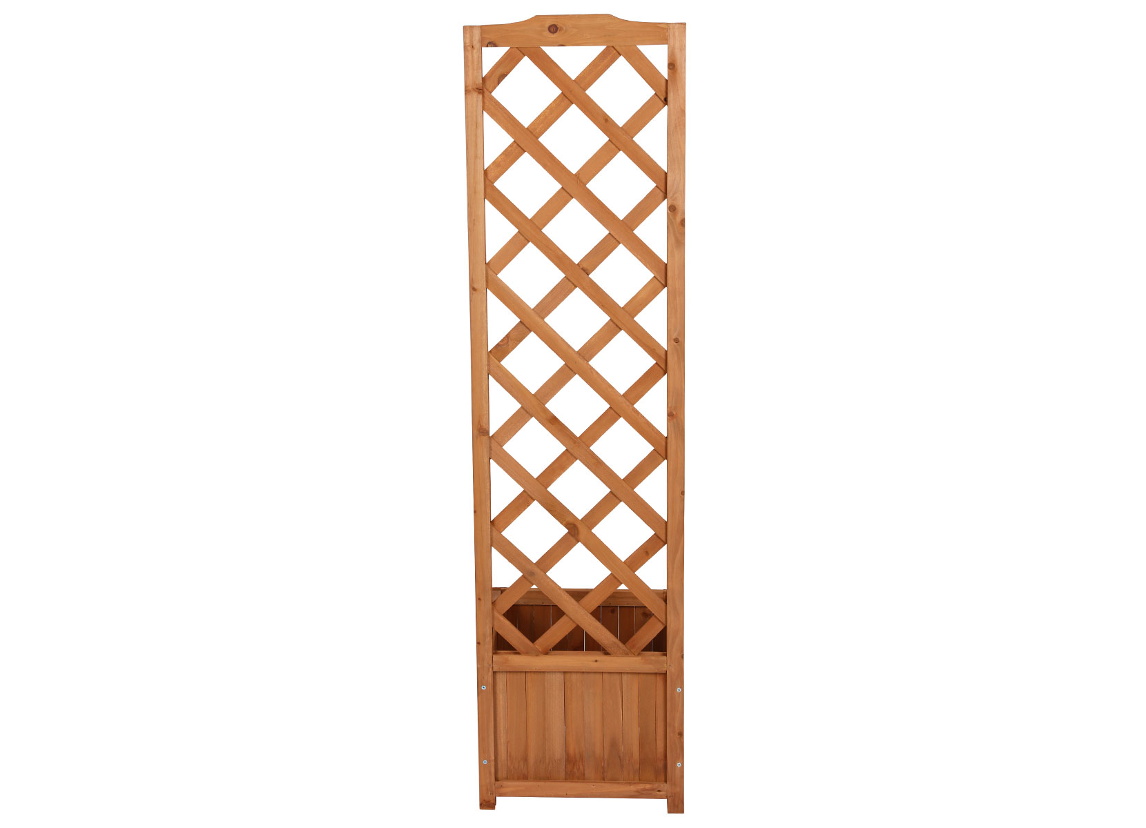 Pflanzkübel mit Rankhilfe aus Holz 146cm 2erSet Natur