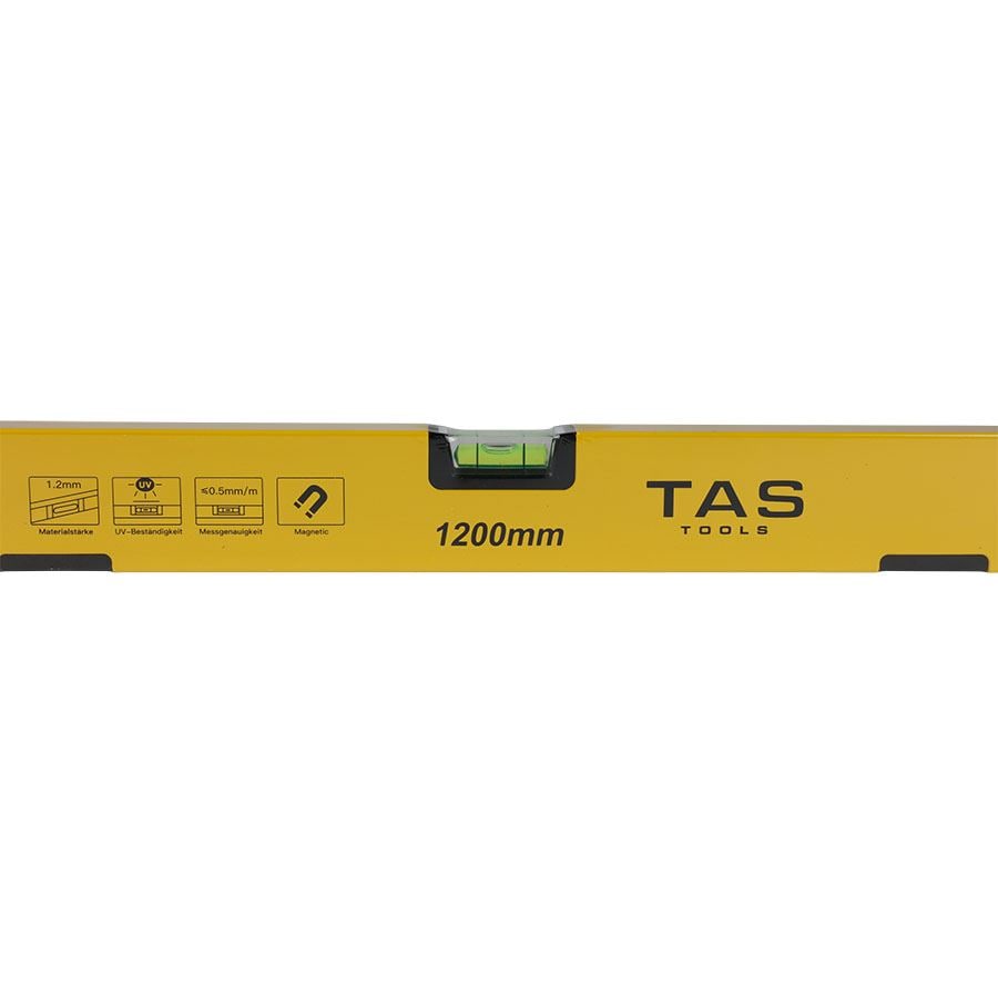 TAS Alu-Wasserwaage 1200mm magnetisch TAS Alu-Wasserwaage 1200mm magnetisch