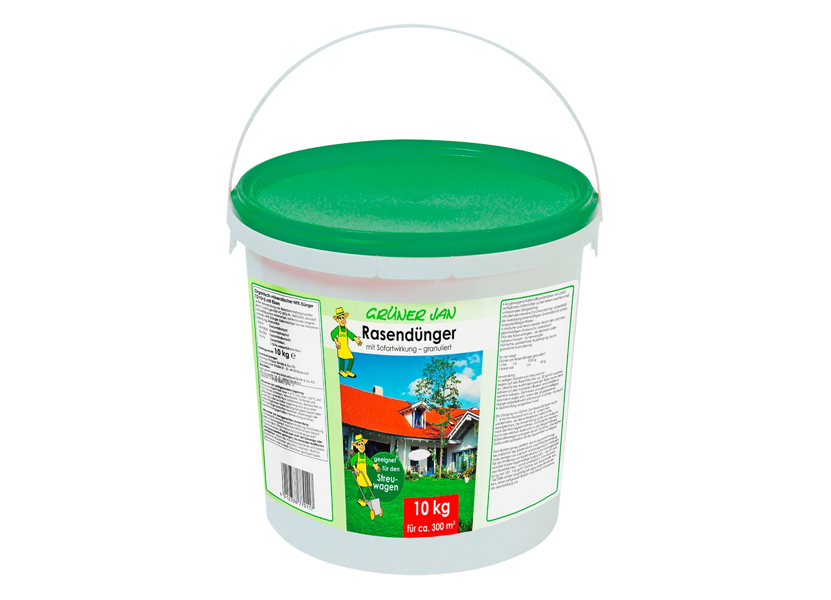 Grüner Jan Rasendünger mit Sofortwirkung 10kg Grüner Jan Rasendünger mit Sofortwirkung 10kg