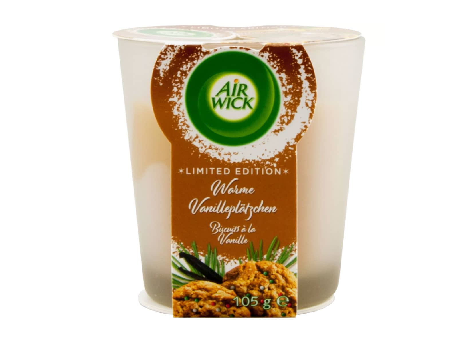 Air Wick Duftkerze Warme Vanilleplätzchen 105g