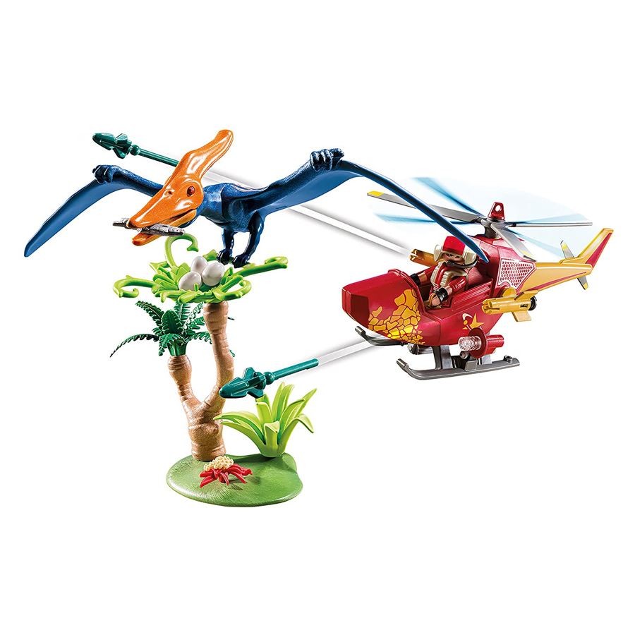 Playmobil Dinos Helikopter mit Flugsaurier 9430
