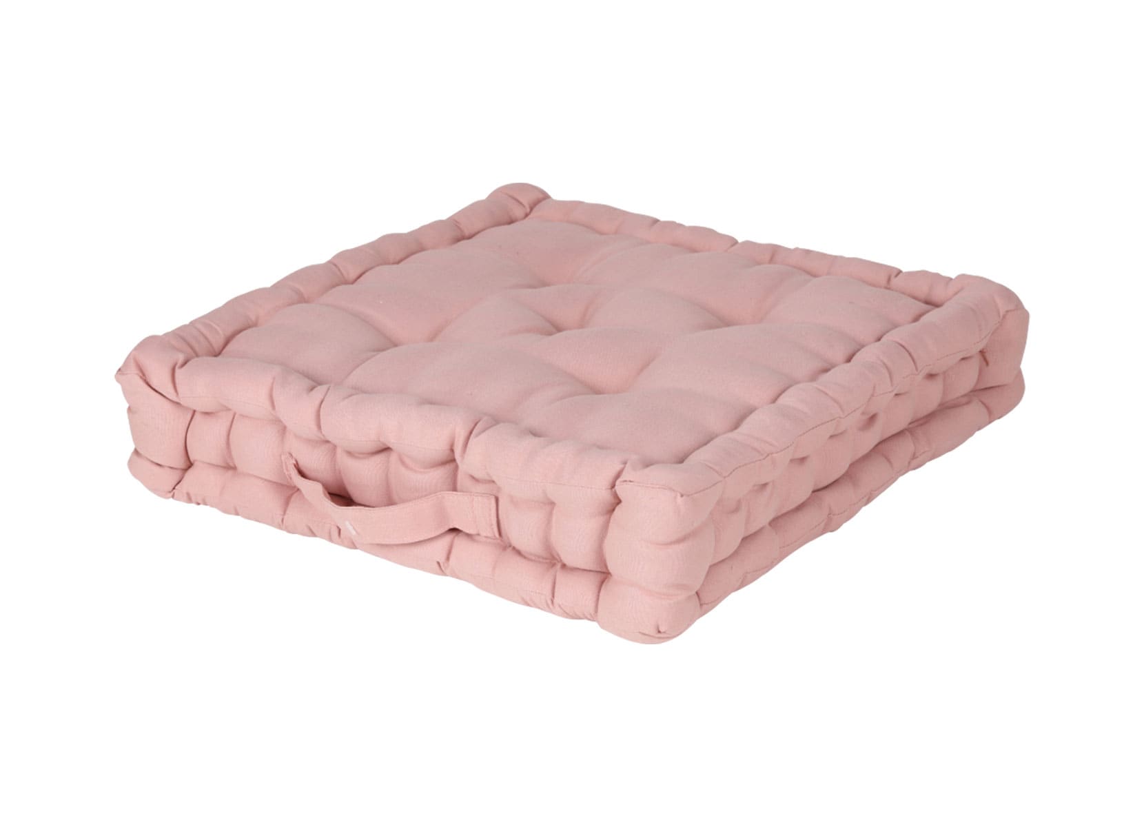 Bodenkissen mit Trageschlaufe 40x40x8cm Rosa