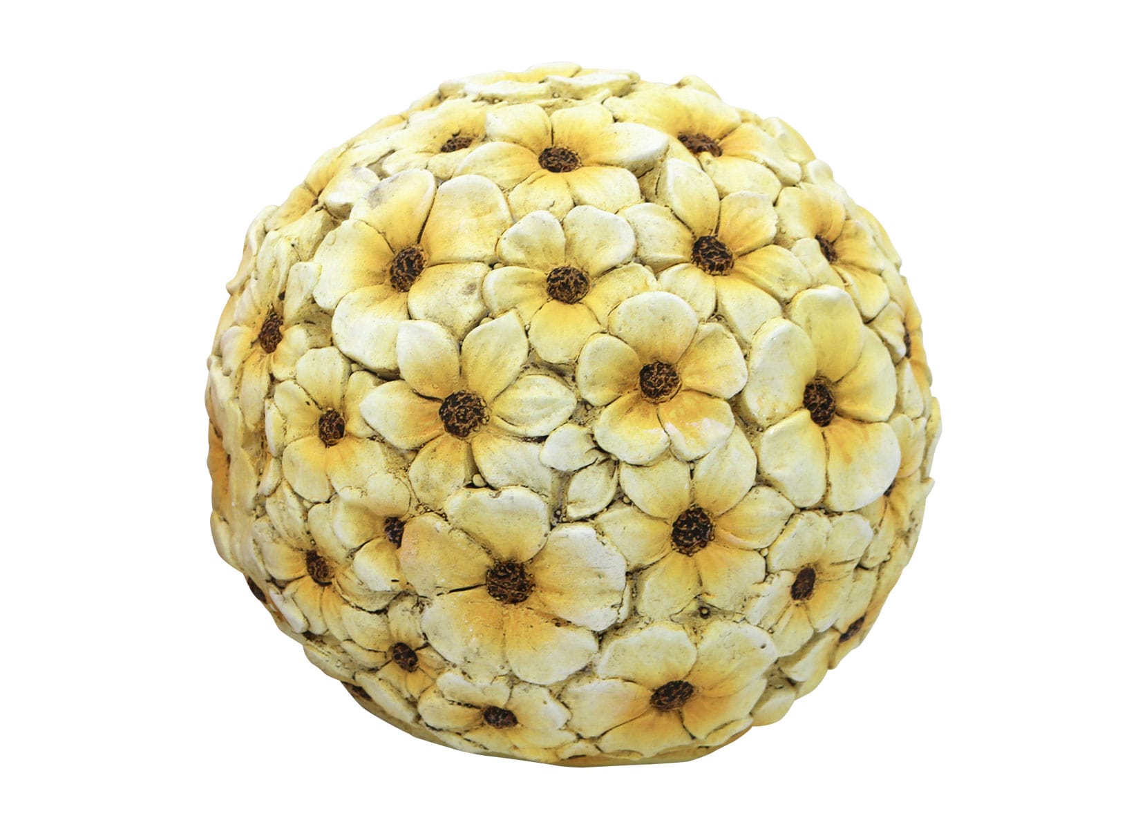 Blumenkugel klein 24x20cm aus Magnesia