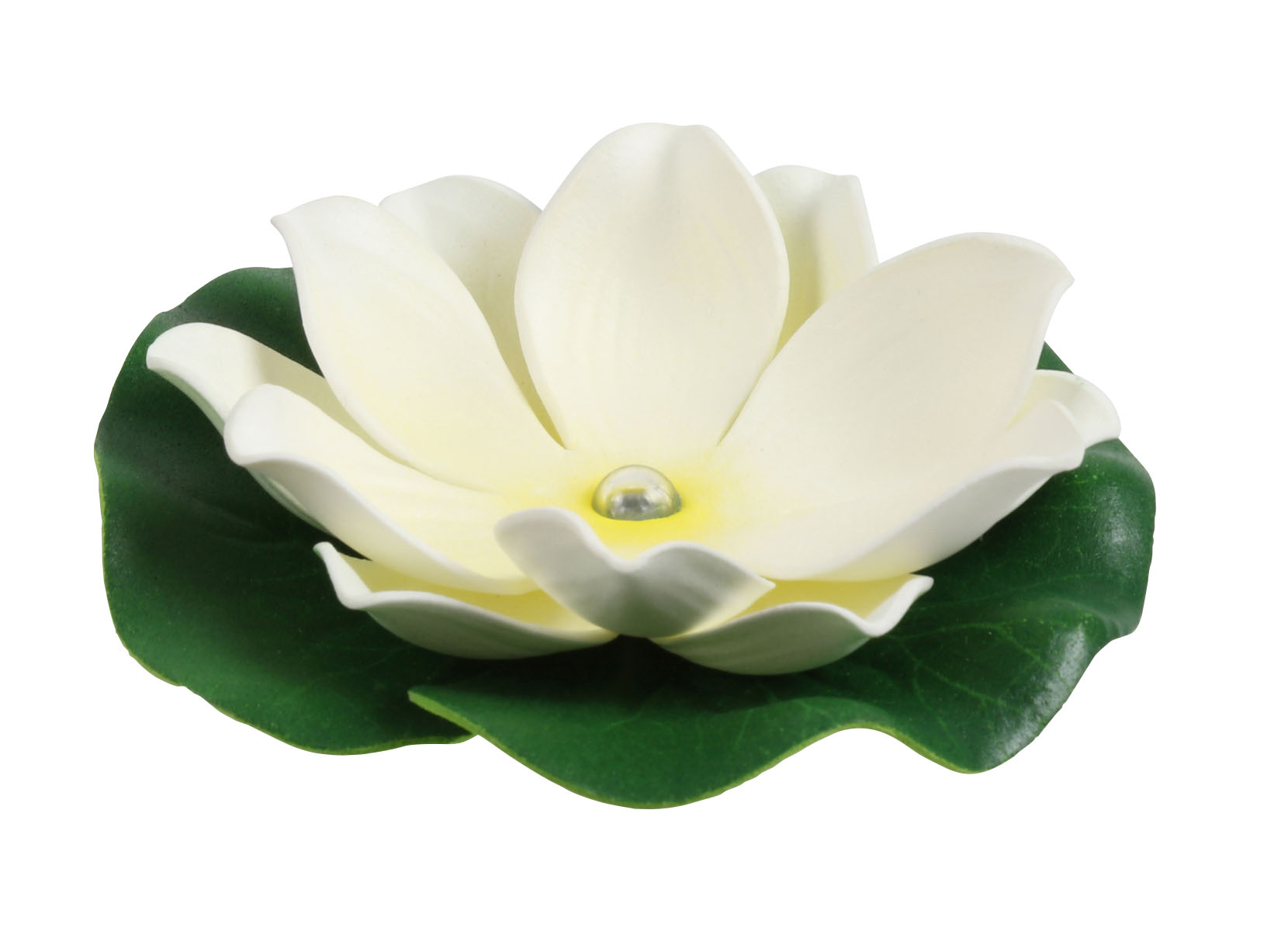 Schwimmende Lotusblüte mit LED Farbwechsler 10cm