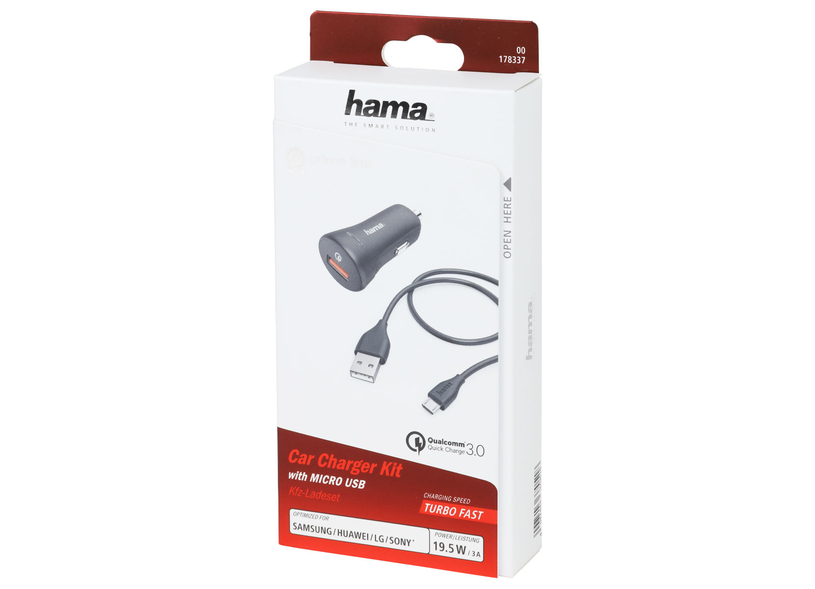 Hama 178337 Kfz-Ladeset mit Micro USB