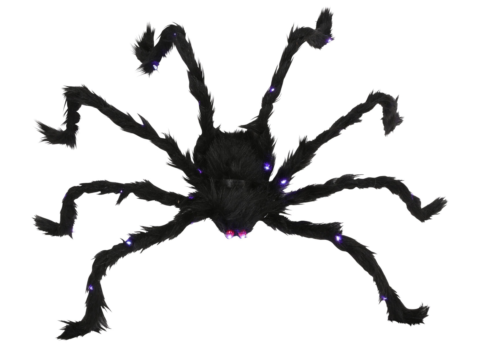 Halloween-Spinne mit 32 LEDs 55cm