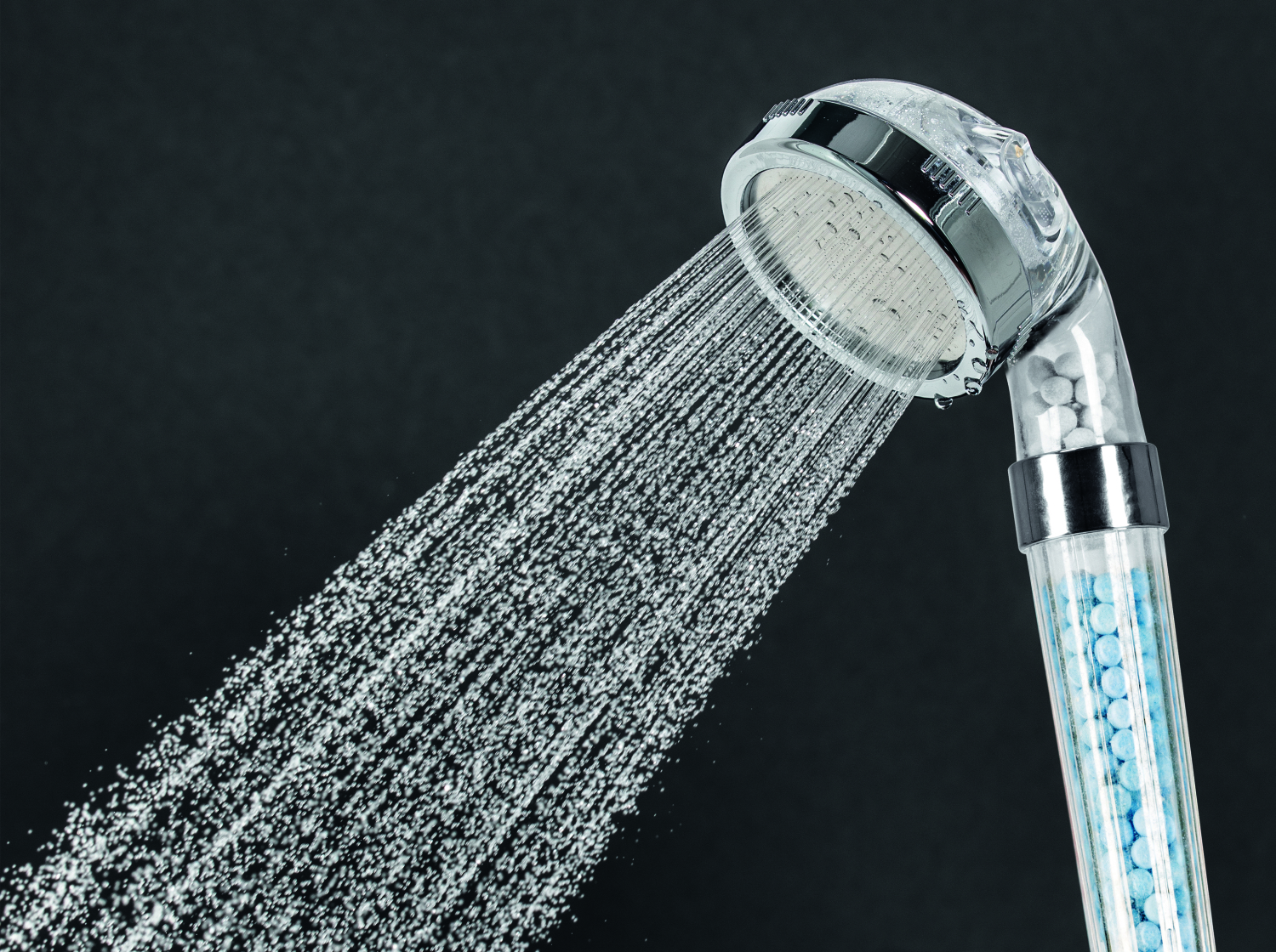 Duschkopf Spa mit Mineralperlen und 3 Wasserstrahl-Modi