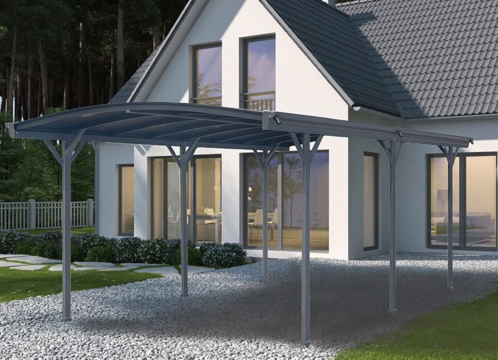 Home Deluxe FALO Design-Carport 505x300cm Anthrazit