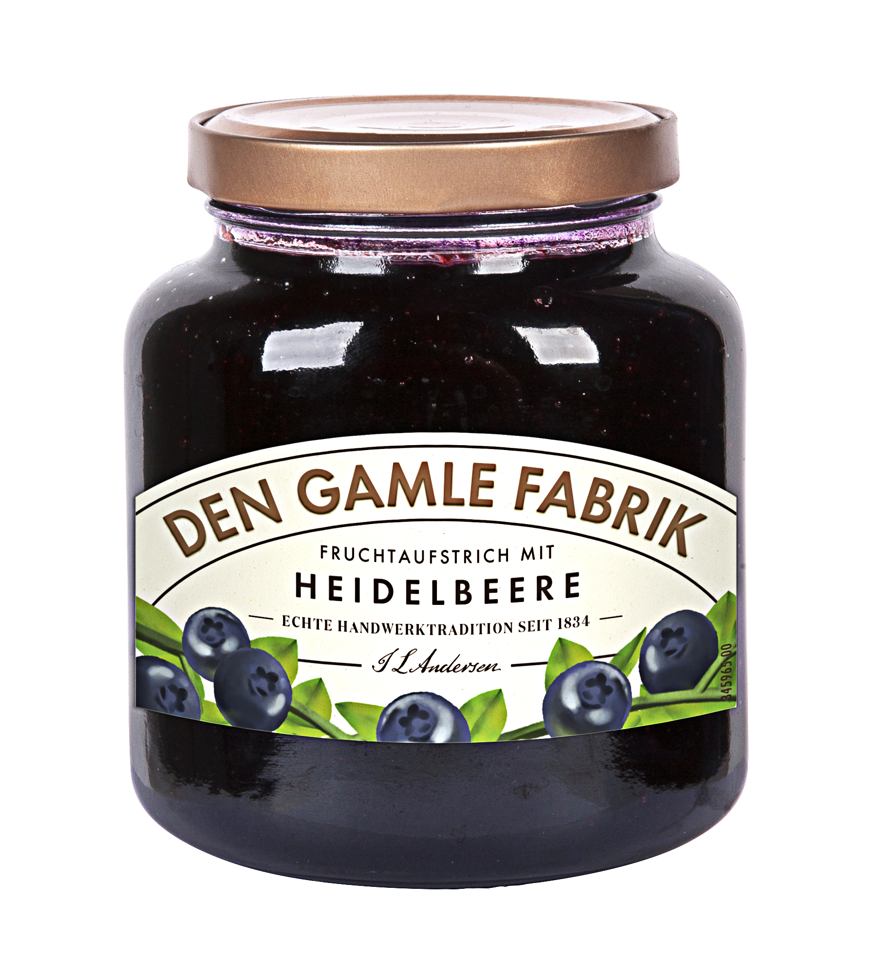Dänischer Fruchtaufstrich "Heidelbeere" 380g Dänischer Fruchtaufstrich "Heidelbeere" 380g