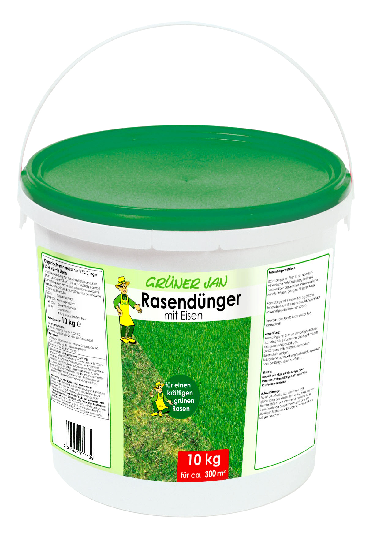 Rasendünger mit Eisen 