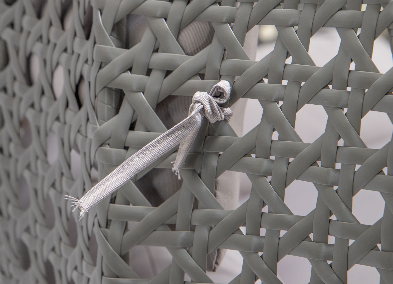 Home Deluxe TWIN Polyrattan-Hängesessel für 2 Personen Grau