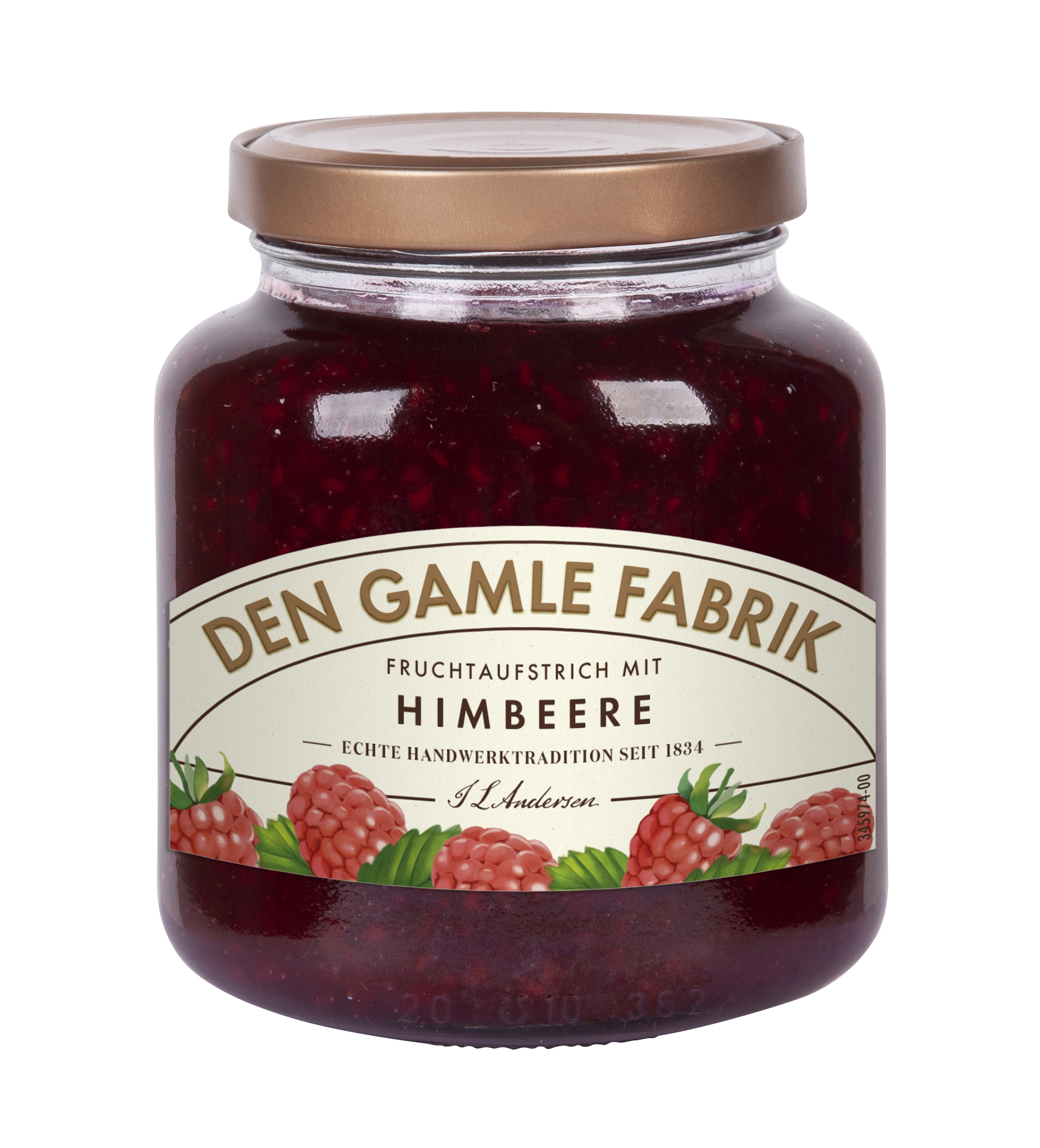 Dänischer Fruchtaufstrich "Himbeere" 380g Dänischer Fruchtaufstrich "Himbeere" 380g