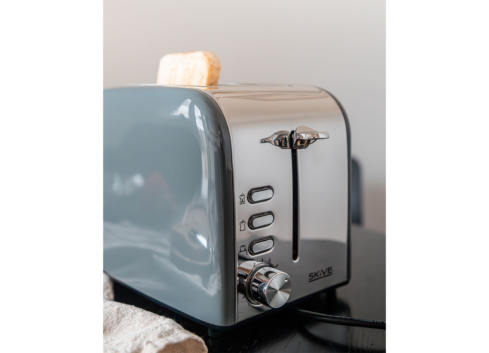 Retro-Toaster 800W Grau