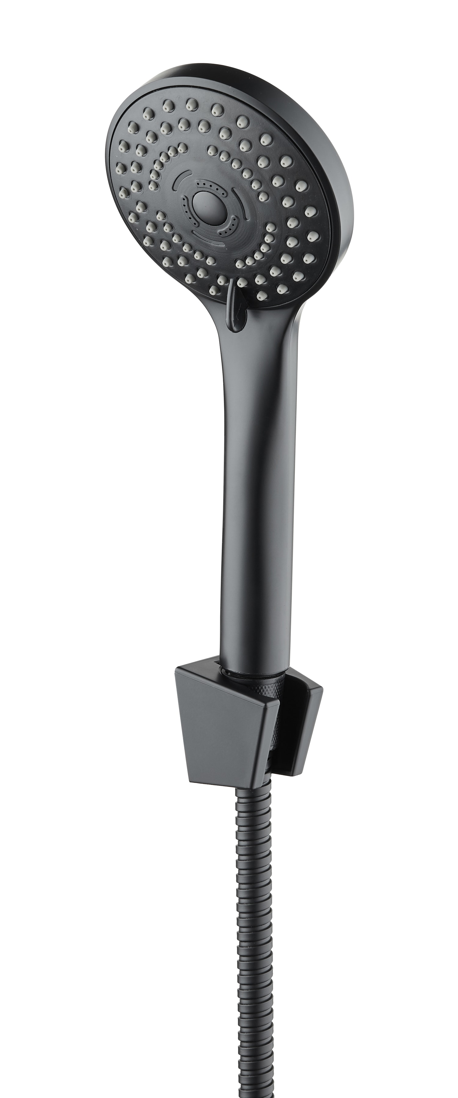 Handbrause-Set 3-teilig Schwarz/Matt