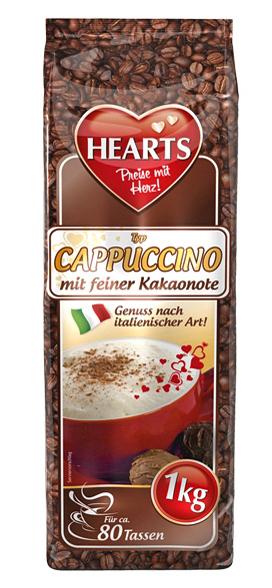 Hearts Cappuccino 1kg Hearts Cappuccino 1kg