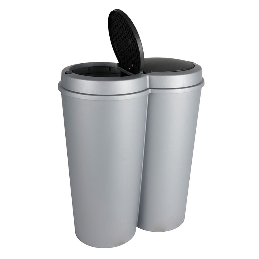 E&K Duo-Bin-Abfalleimer 2x 25l