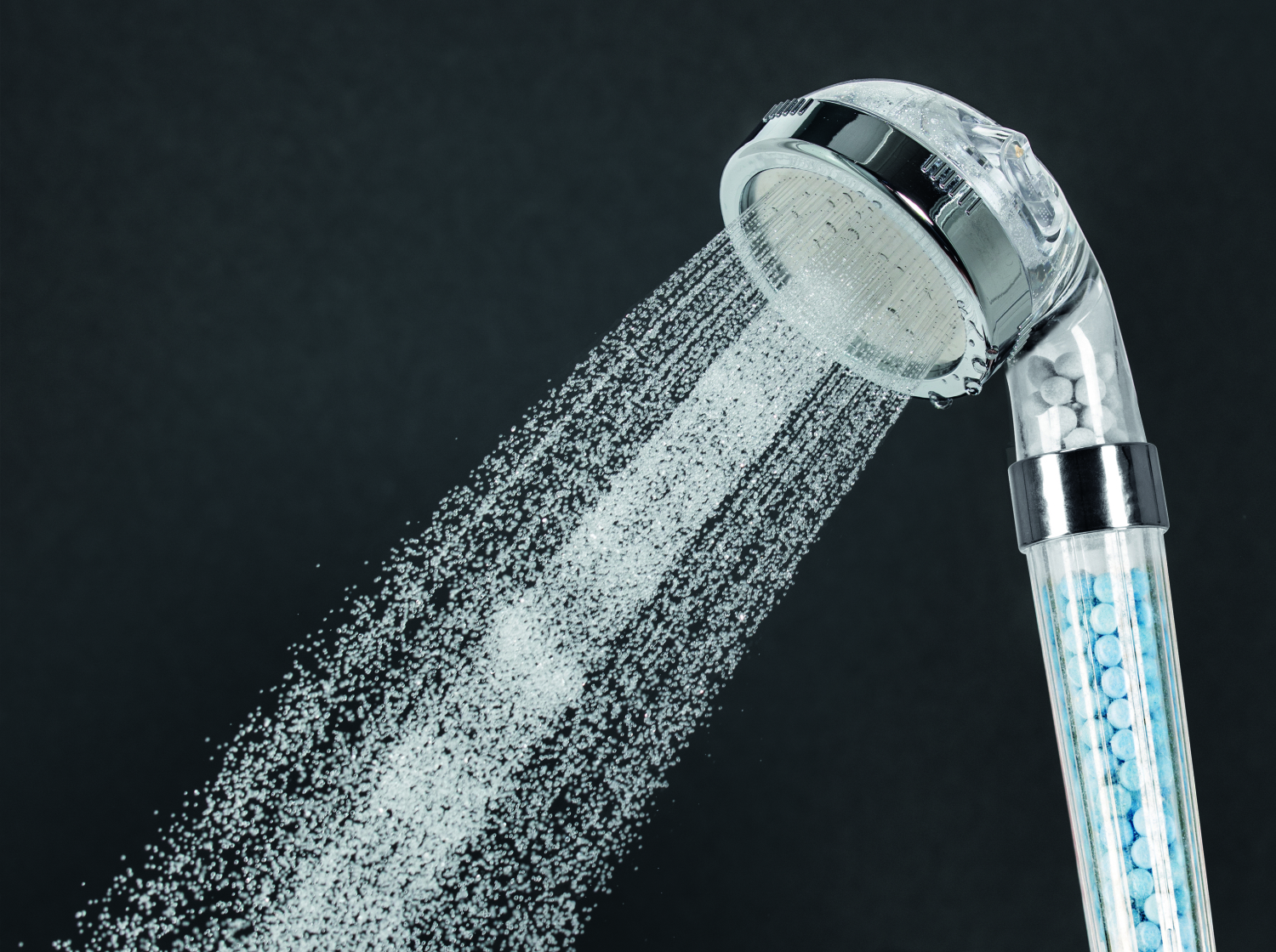 Duschkopf Spa mit Mineralperlen und 3 Wasserstrahl-Modi