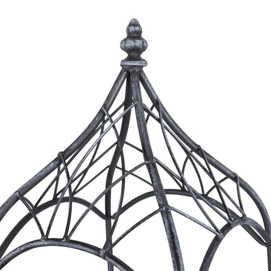 Metall-Rankhilfen 3er-Set Vintage-Grey