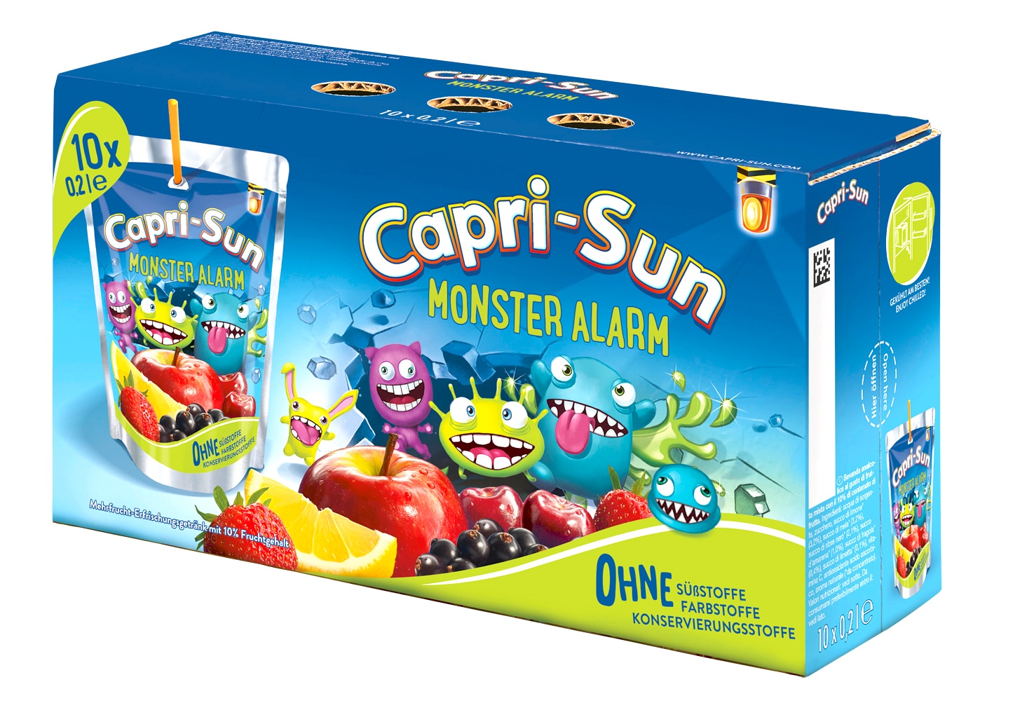Fruchtsaftgetränk "Monster Alarm" Fruchtsaftgetränk "Monster Alarm"