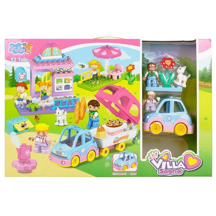 StarPower Steckbaustein-Set Villa Sogno 52-teilig