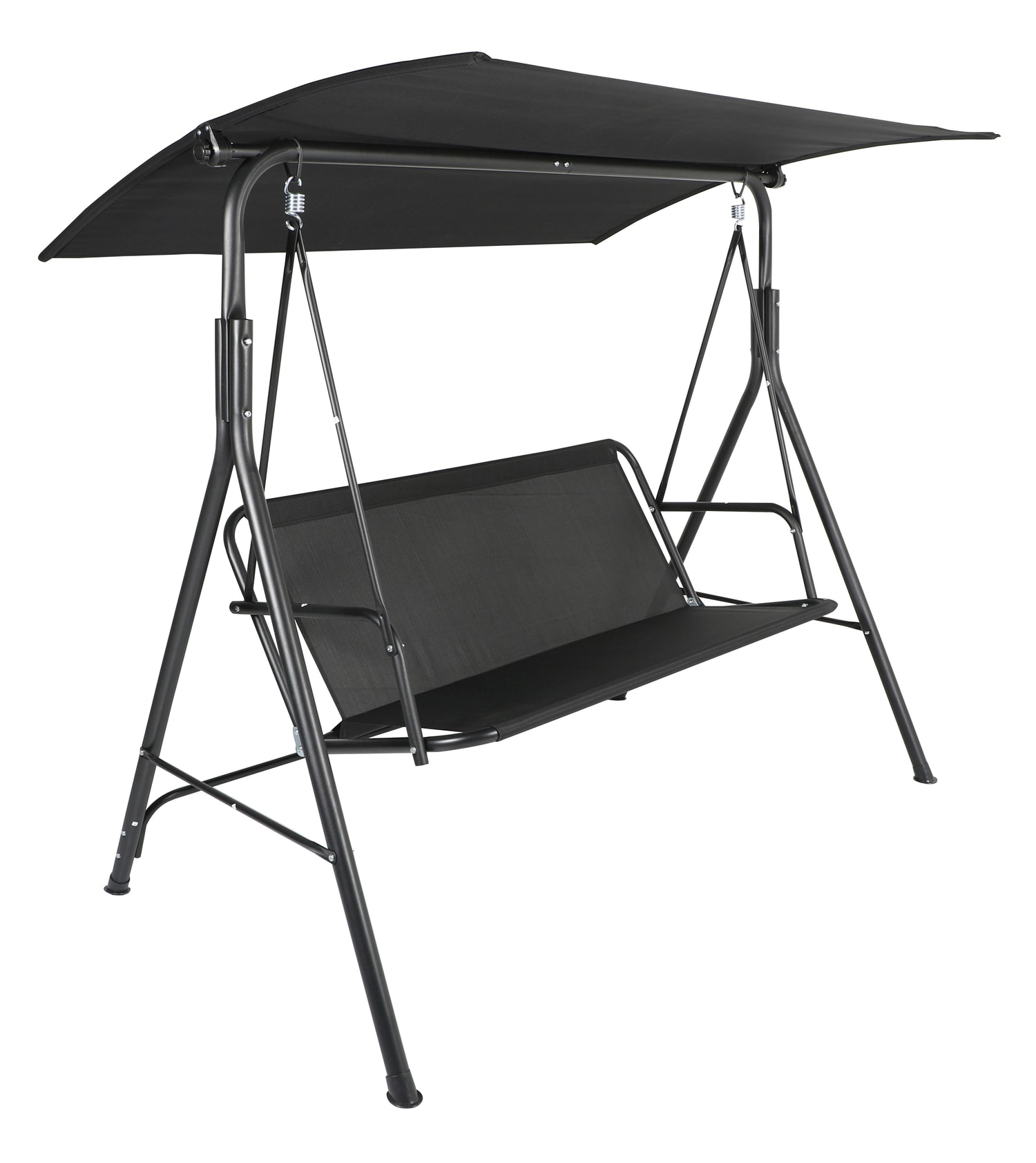 Hollywoodschaukel 170x110x153cm Anthrazit