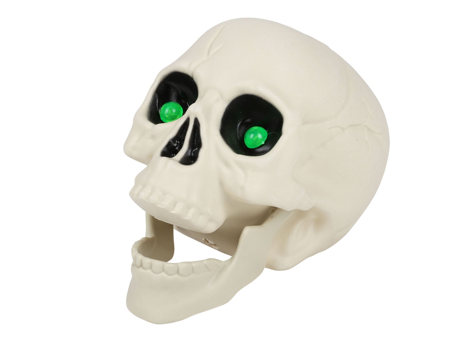 Halloween Totenkopf mit LED-Augen 16x16x20cm