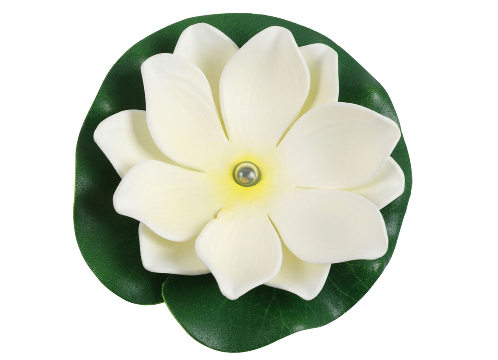 Schwimmende Lotusblüte mit LED Farbwechsler 10cm