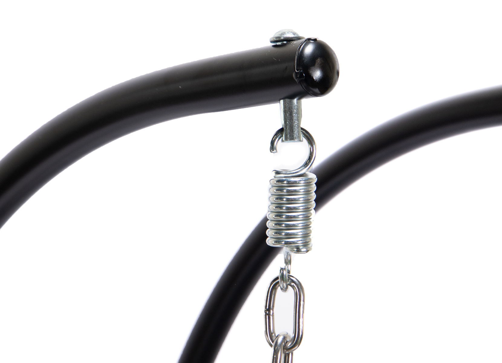 Home Deluxe TWIN Polyrattan-Hängesessel für 2 Personen Grau