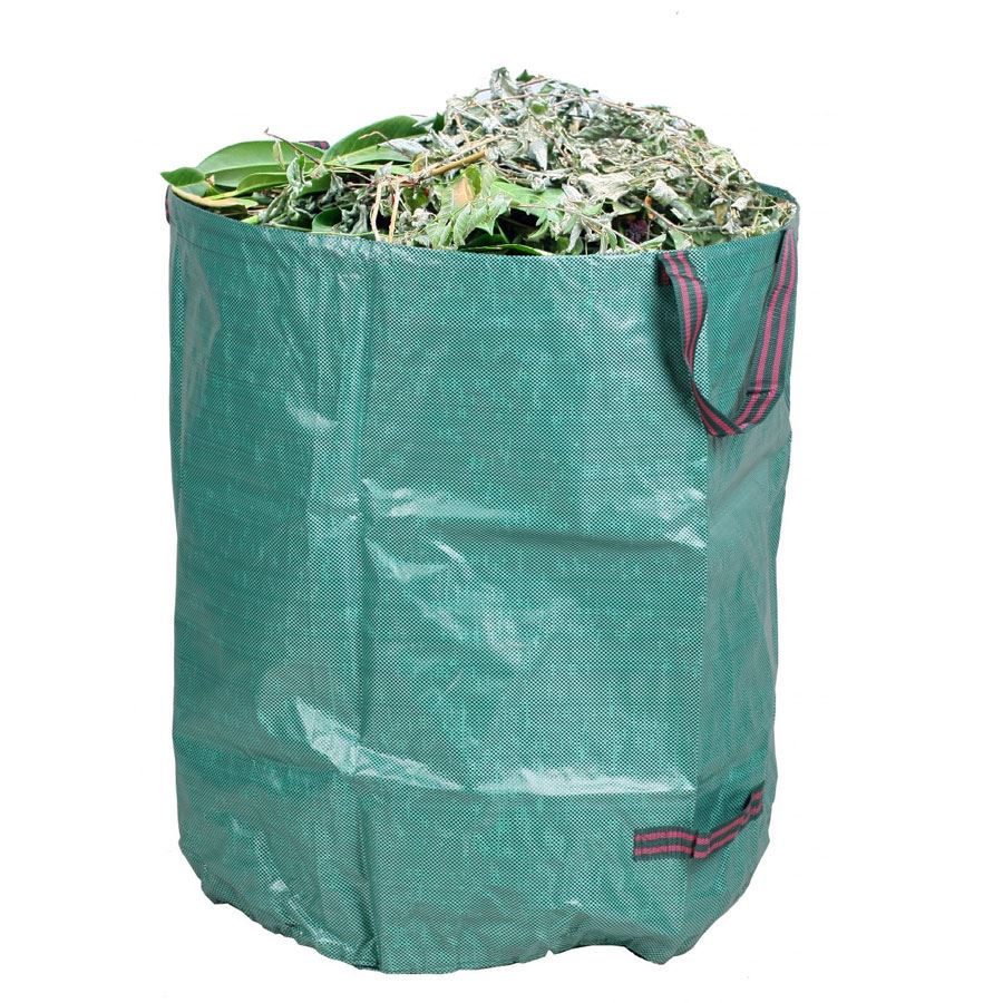 Gartenabfallsack aus grünem Kunststoff » kaufen