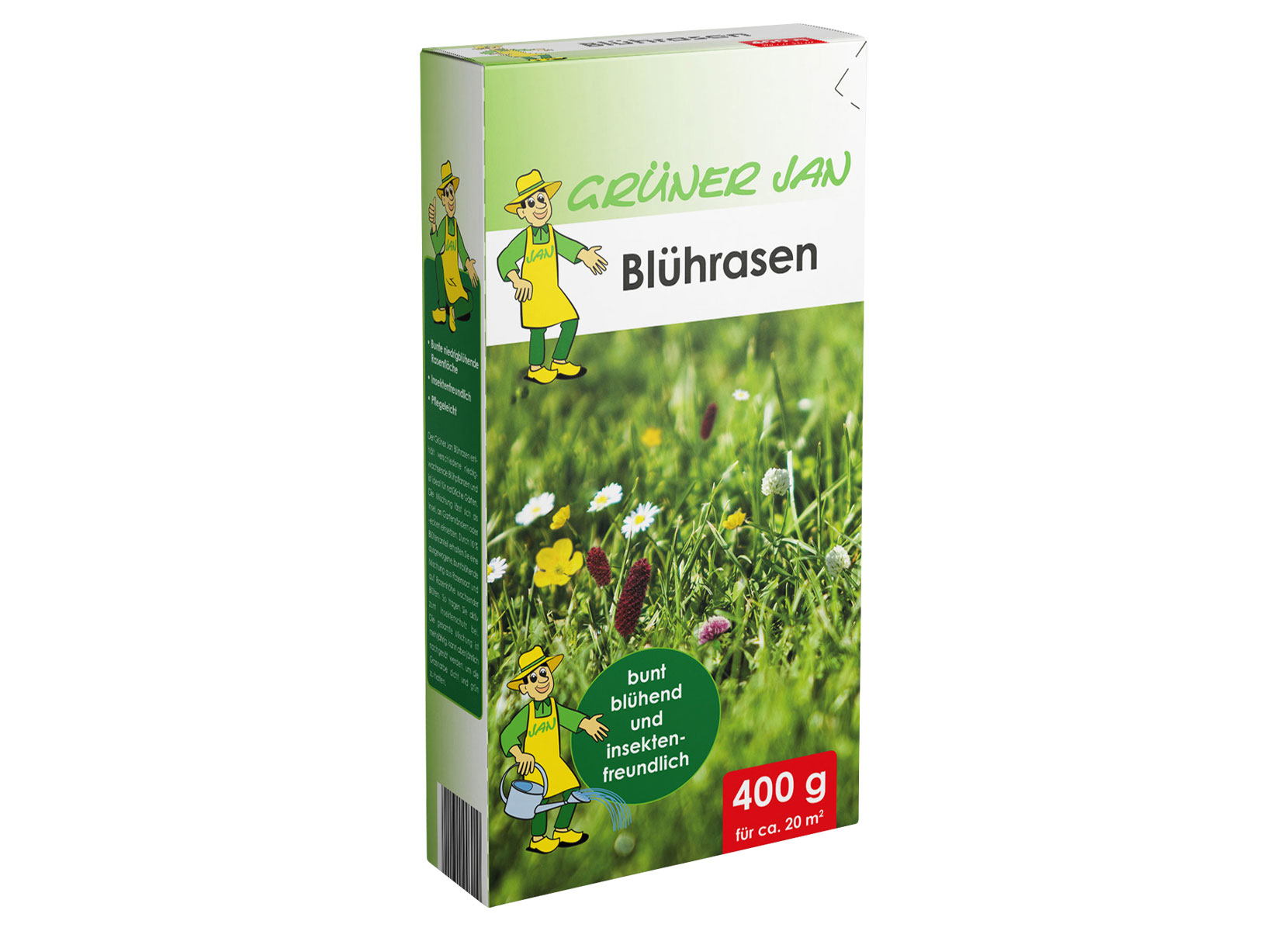 Grüner Jan Blührasen Rasensamen 400g